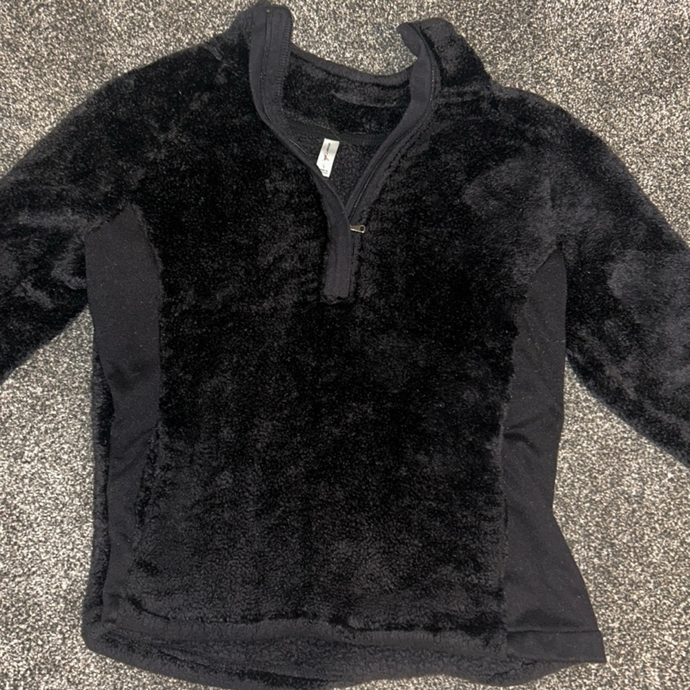 Large fuzzy pull over